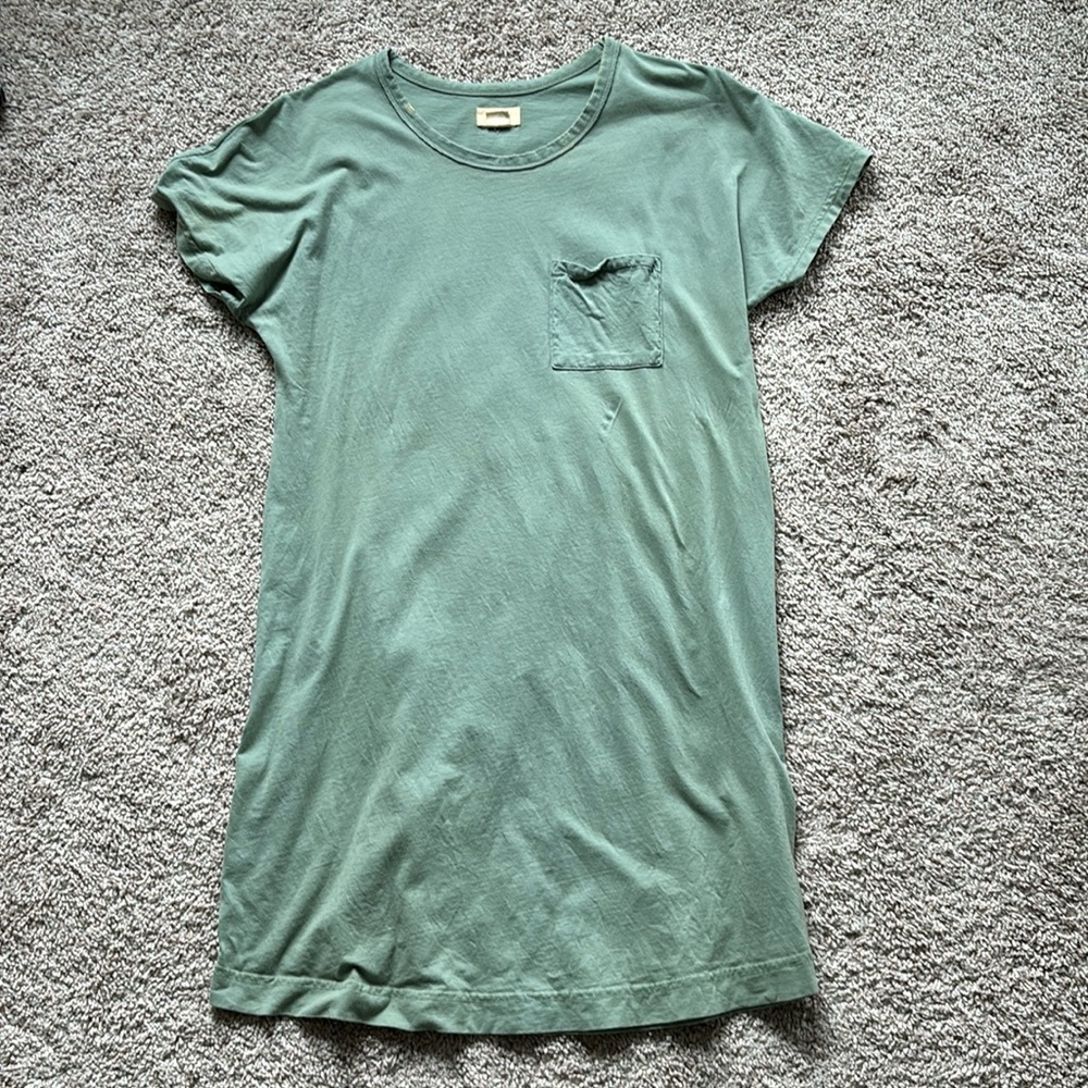 Green tshirt dress